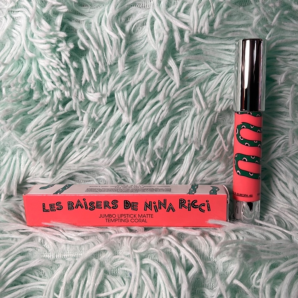 Nina Ricci Les Baisers de Nina Ricci Lipstick Matte Tempting Coral 0.09 oz
